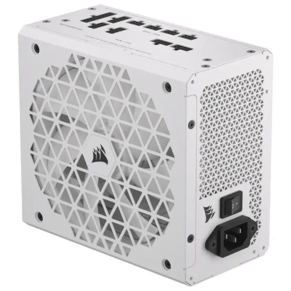 Fuente de alimentación modular Corsair RM750x SHIFT, 750W, 80 PLUS Gold, Blanco, Interfaz de cableado lateral