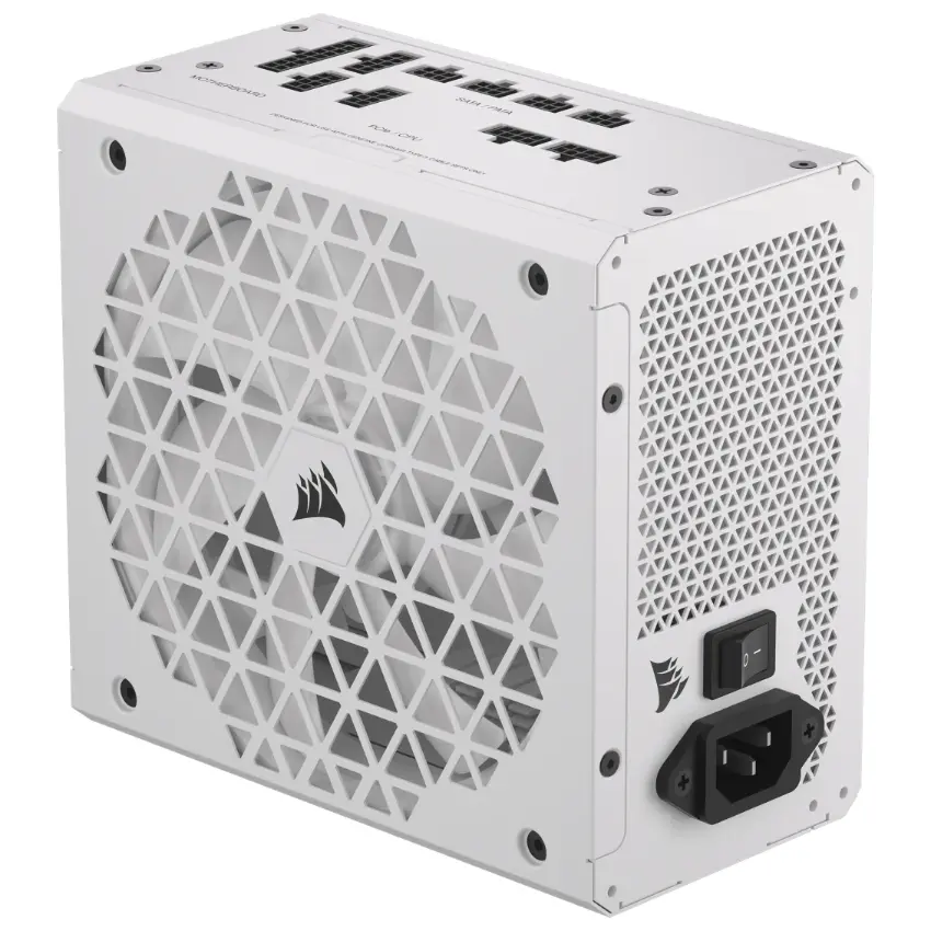 Fuente de alimentación modular Corsair RM750x SHIFT, 750W, 80 PLUS Gold, Blanco, Interfaz de cableado lateral Fuente de alimentación modular Corsair RM750x SHIFT, 750W, 80 PLUS Gold, Blanco, Interfaz de cableado lateral
