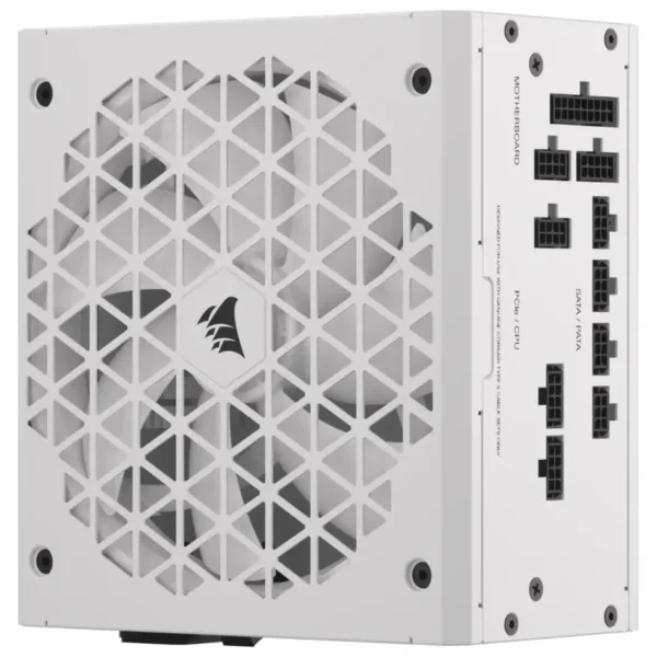 Fuente de alimentación modular Corsair RM750x SHIFT, 750W, 80 PLUS Gold, Blanco, Interfaz de cableado lateral