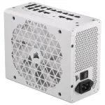 Fuente de alimentación modular Corsair RM1000x SHIFT, 1000W, 80 PLUS Gold, Blanco, Interfaz de cableado lateral
