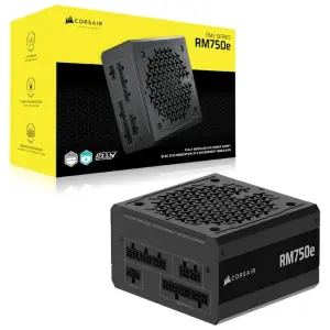 Fuente de alimentación modular Corsair RM750e, 750W, 80 PLUS Gold