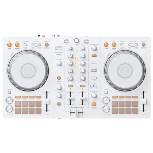 Controlador Pioneer DJ DDJ-FLX4 para rekordbox DJ y Serato (Edición limitada blanca)