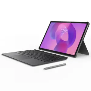 Tablet Lenovo Idea Tab Pro (TB373FU), 12.7" LPTS, MediaTek Dimensity 8300 Octa-Core 2.2GHz, 8GB RAM LPDDR5x, 256GB UFS 4.0, Wi-Fi 6E, Android 14, Incluye Teclado + Lápiz + Moto Buds, Luna Grey, Gris