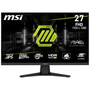 Monitor Gamer MSI MAG 274F, 27", 200Hz, IPS, 1920x1080, 0.5ms, DisplayPort, HDMI, Adaptive-Sync
