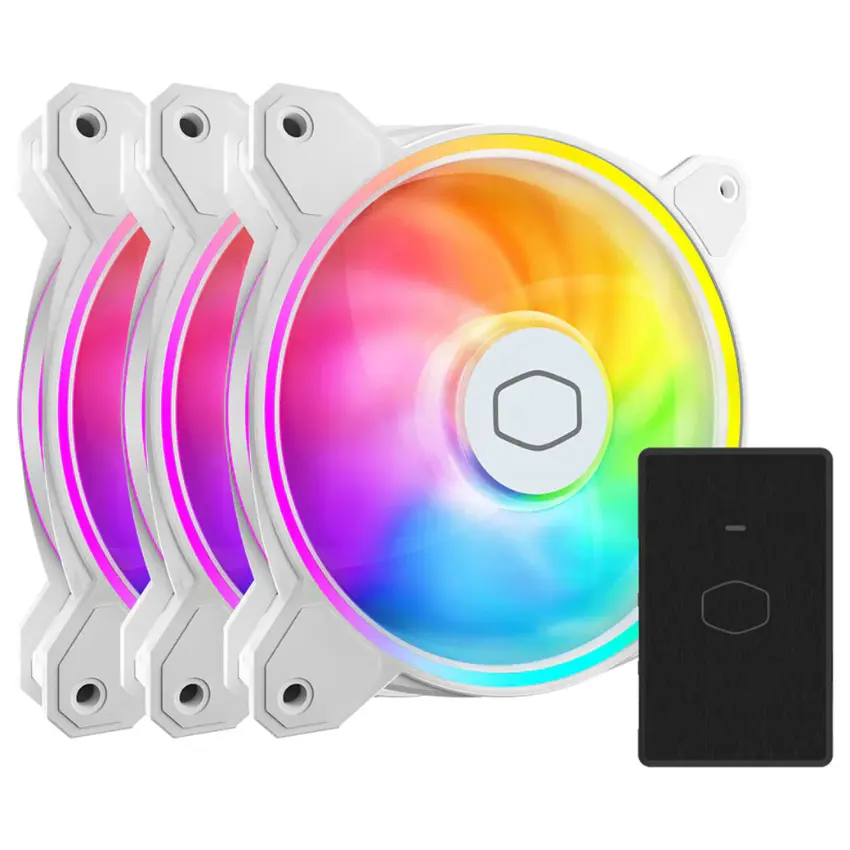 Ventilador Cooler Master MasterFan MF120 Halo² White Edition ARGB Gen 2 (3 en 1) Ventilador Cooler Master MasterFan MF120 Halo² White Edition ARGB Gen 2 (3 en 1)