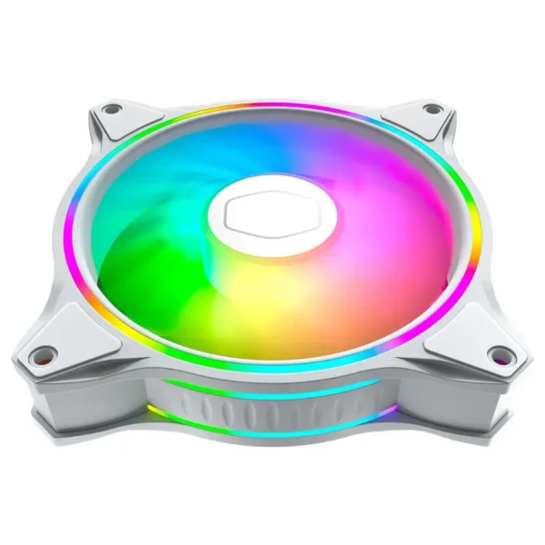 Ventilador Cooler Master MasterFan MF120 Halo² White Edition ARGB Gen 2 (3 en 1)