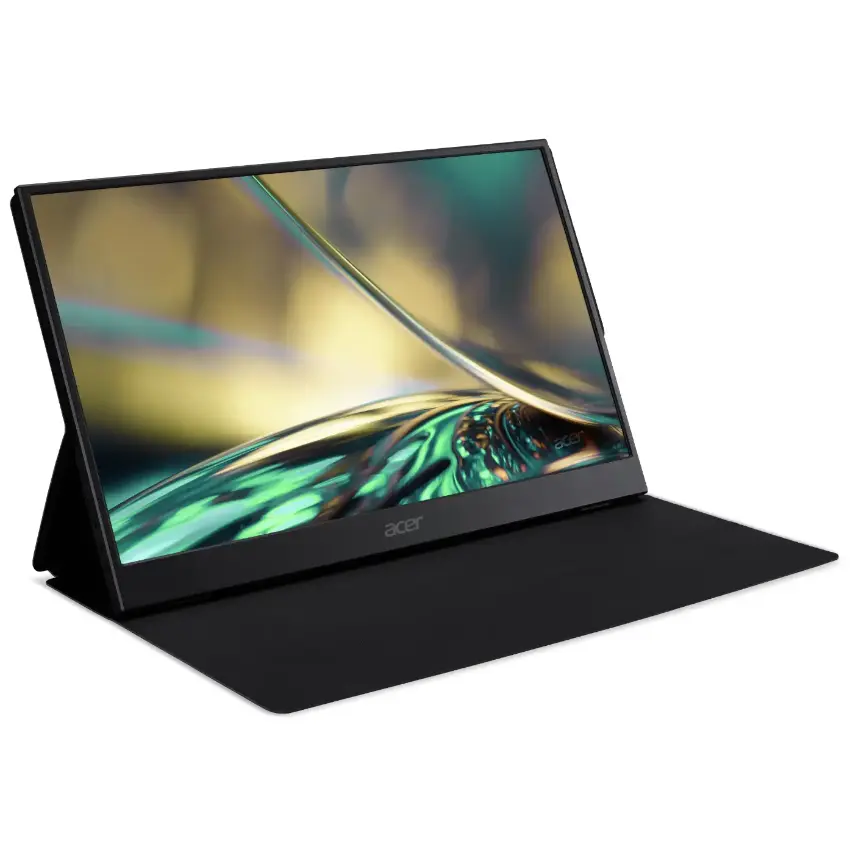 Monitor Portátil Acer PM161Q, 15.6″, 60Hz, IPS, 1920×1080, 7ms, USB-C, Micro USB, Mini HDMI