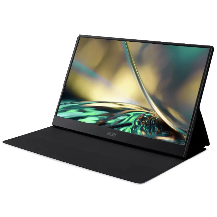 Monitor Portátil Acer PM161Q, 15.6″, 60Hz, IPS, 1920×1080, 7ms, USB-C, Micro USB, Mini HDMI
