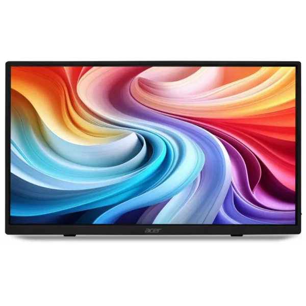 Monitor Portátil Táctil Acer PM161QT, 15.6″, 60Hz, IPS, 1920×1080, 6ms, USB-C, Mini HDMI, Adaptive-Sync