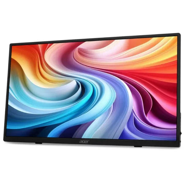 Monitor Portátil Táctil Acer PM161QT, 15.6″, 60Hz, IPS, 1920×1080, 6ms, USB-C, Mini HDMI, Adaptive-Sync