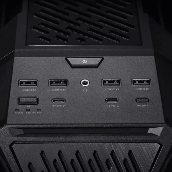 Gabinete ASUS ROG Hyperion GR701, EATX, Sin Fuente, 2 Vidrios Templados, 1 Fan 14 cm + 3 Fan 14 cm, Negro