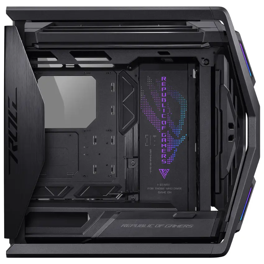 Gabinete ASUS ROG Hyperion GR701, EATX, Sin Fuente, 2 Vidrios Templados, 1 Fan 14 cm + 3 Fan 14 cm, Negro Gabinete ASUS ROG Hyperion GR701, EATX, Sin Fuente, 2 Vidrios Templados, 1 Fan 14 cm + 3 Fan 14 cm, Negro