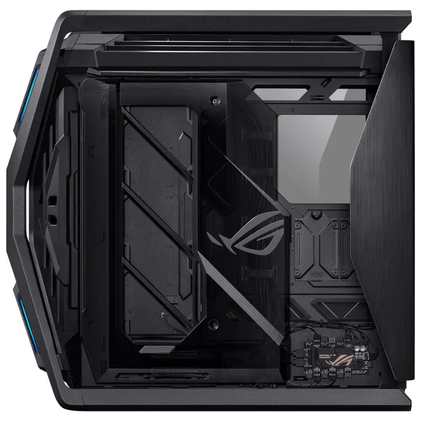 Gabinete ASUS ROG Hyperion GR701, EATX, Sin Fuente, 2 Vidrios Templados, 1 Fan 14 cm + 3 Fan 14 cm, Negro Gabinete ASUS ROG Hyperion GR701, EATX, Sin Fuente, 2 Vidrios Templados, 1 Fan 14 cm + 3 Fan 14 cm, Negro
