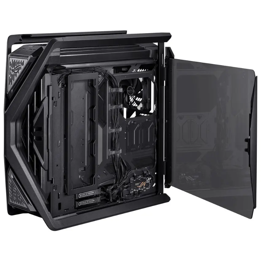Gabinete ASUS ROG Hyperion GR701, EATX, Sin Fuente, 2 Vidrios Templados, 1 Fan 14 cm + 3 Fan 14 cm, Negro Gabinete ASUS ROG Hyperion GR701, EATX, Sin Fuente, 2 Vidrios Templados, 1 Fan 14 cm + 3 Fan 14 cm, Negro