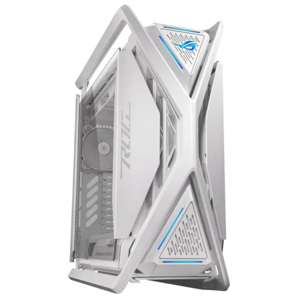 Gabinete ASUS ROG Hyperion GR701, EATX, Sin Fuente, 2 Vidrios Templados, 1 Fan 14 cm + 3 Fan 14 cm, Blanco