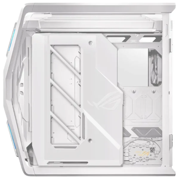 Gabinete ASUS ROG Hyperion GR701, EATX, Sin Fuente, 2 Vidrios Templados, 1 Fan 14 cm + 3 Fan 14 cm, Blanco