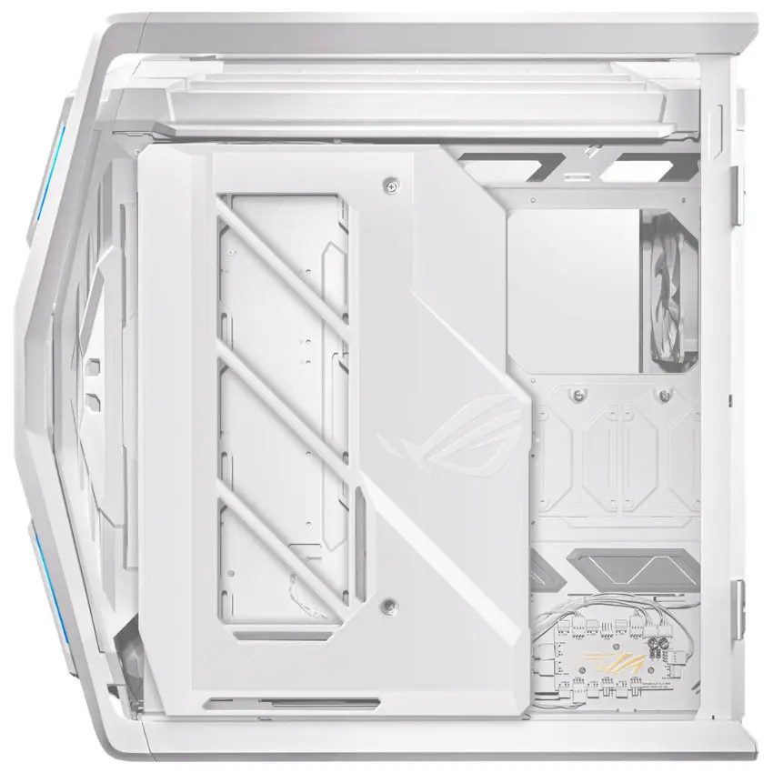Gabinete ASUS ROG Hyperion GR701, EATX, Sin Fuente, 2 Vidrios Templados, 1 Fan 14 cm + 3 Fan 14 cm, Blanco Gabinete ASUS ROG Hyperion GR701, EATX, Sin Fuente, 2 Vidrios Templados, 1 Fan 14 cm + 3 Fan 14 cm, Blanco