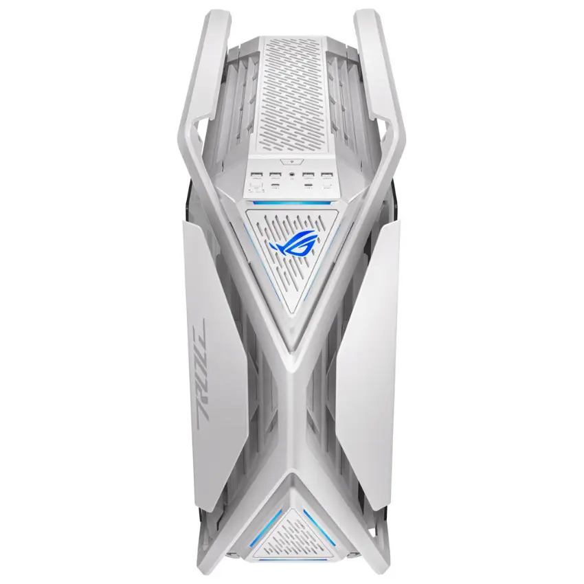Gabinete ASUS ROG Hyperion GR701, EATX, Sin Fuente, 2 Vidrios Templados, 1 Fan 14 cm + 3 Fan 14 cm, Blanco Gabinete ASUS ROG Hyperion GR701, EATX, Sin Fuente, 2 Vidrios Templados, 1 Fan 14 cm + 3 Fan 14 cm, Blanco