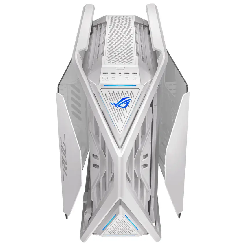 Gabinete ASUS ROG Hyperion GR701, EATX, Sin Fuente, 2 Vidrios Templados, 1 Fan 14 cm + 3 Fan 14 cm, Blanco Gabinete ASUS ROG Hyperion GR701, EATX, Sin Fuente, 2 Vidrios Templados, 1 Fan 14 cm + 3 Fan 14 cm, Blanco
