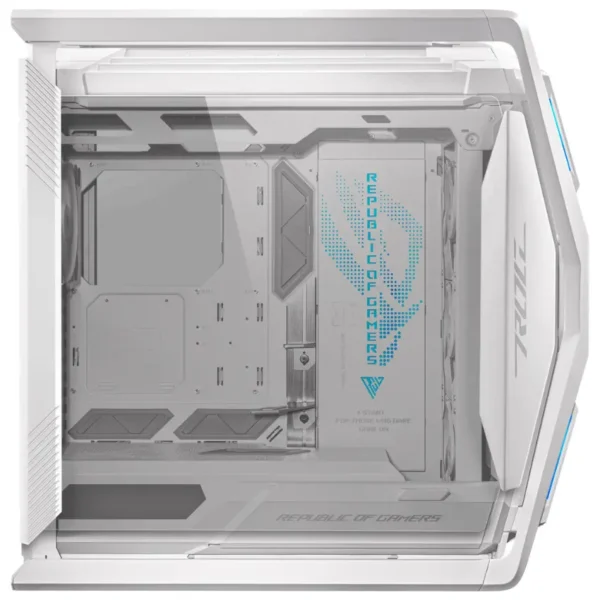 Gabinete ASUS ROG Hyperion GR701, EATX, Sin Fuente, 2 Vidrios Templados, 1 Fan 14 cm + 3 Fan 14 cm, Blanco
