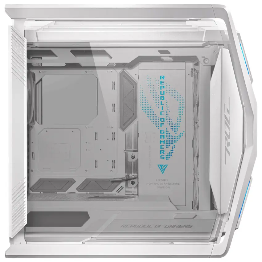 Gabinete ASUS ROG Hyperion GR701, EATX, Sin Fuente, 2 Vidrios Templados, 1 Fan 14 cm + 3 Fan 14 cm, Blanco Gabinete ASUS ROG Hyperion GR701, EATX, Sin Fuente, 2 Vidrios Templados, 1 Fan 14 cm + 3 Fan 14 cm, Blanco