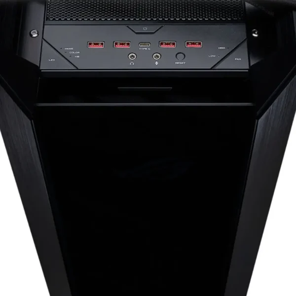 Gabinete ASUS ROG Strix Helios GX601, EATX, Sin Fuente, 3 Vidrios Templados, 1 Fan 14 cm + 3 Fan 14 cm, Negro