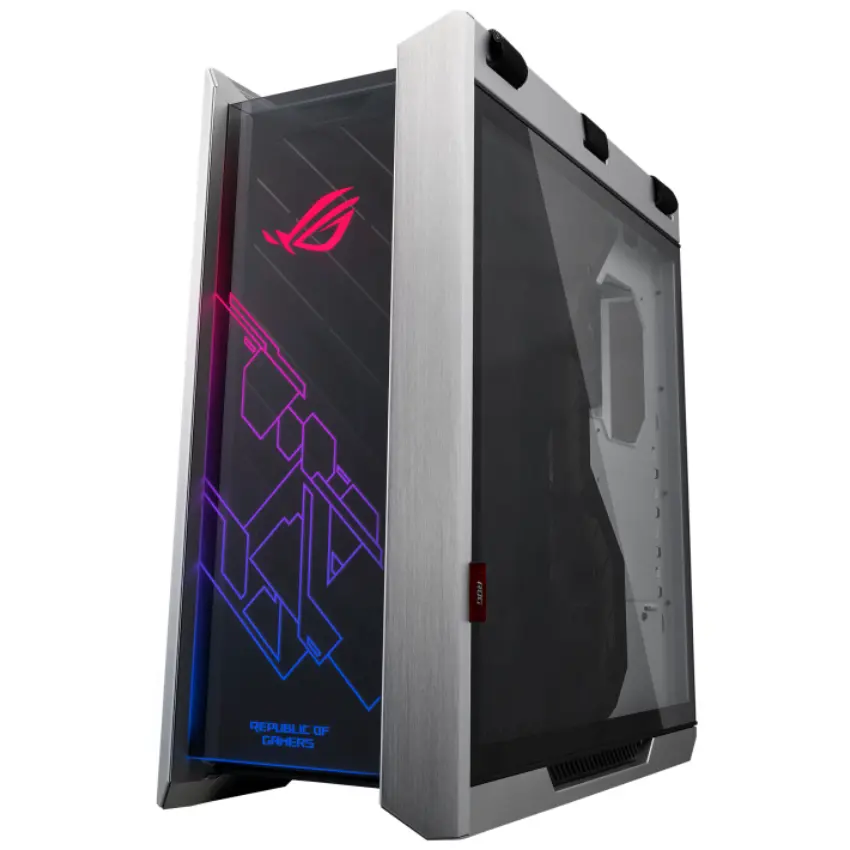 Gabinete ASUS ROG Strix Helios GX601, EATX, Sin Fuente, 3 Vidrios Templados, 1 Fan 14 cm + 3 Fan 14 cm, Blanco Gabinete ASUS ROG Strix Helios GX601, EATX, Sin Fuente, 3 Vidrios Templados, 1 Fan 14 cm + 3 Fan 14 cm, Blanco