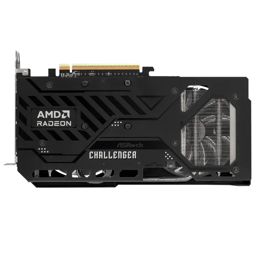 Placa de Video ASRock AMD Radeon RX 9060 XT Challenger 8GB OC Placa de Video ASRock AMD Radeon RX 9060 XT Challenger 8GB OC