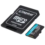 Tarjeta de Memoria microSDXC Kingston Canvas Go! Plus 128GB, UHS-I, U3, V30, A2, Clase 10, Adaptador