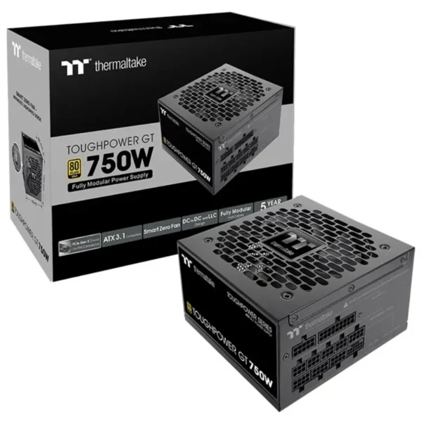 Fuente de alimentación modular Thermaltake Toughpower GT 750W, 80 PLUS Gold