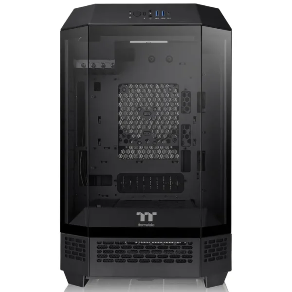 Gabinete Thermaltake The Tower 300, Micro-ATX, Sin Fuente, Vidrio Templado, 2 Fan 14 cm, Negro