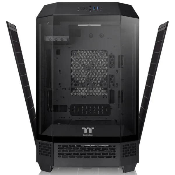 Gabinete Thermaltake The Tower 300, Micro-ATX, Sin Fuente, Vidrio Templado, 2 Fan 14 cm, Negro