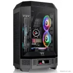 Gabinete Thermaltake The Tower 300, Micro-ATX, Sin Fuente, Vidrio Templado, 2 Fan 14 cm, Negro