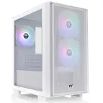 Gabinete Thermaltake Versa H16 TG ARGB, Micro-ATX, Sin Fuente, Vidrio Templado, 3 Fan 12 cm ARGB, Blanco