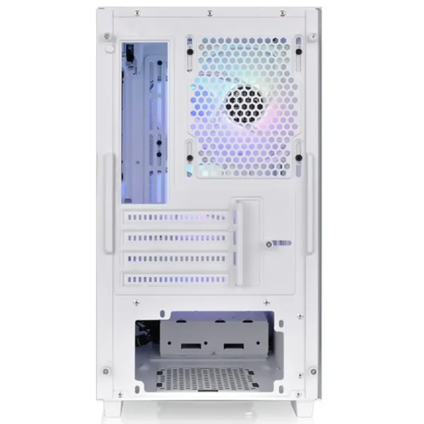 Gabinete Thermaltake Versa H16 TG ARGB, Micro-ATX, Sin Fuente, Vidrio Templado, 3 Fan 12 cm ARGB, Blanco