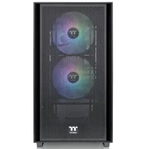 Gabinete Thermaltake Versa H16 TG ARGB, Micro-ATX, Sin Fuente, Vidrio Templado, 3 Fan 12 cm ARGB, Negro