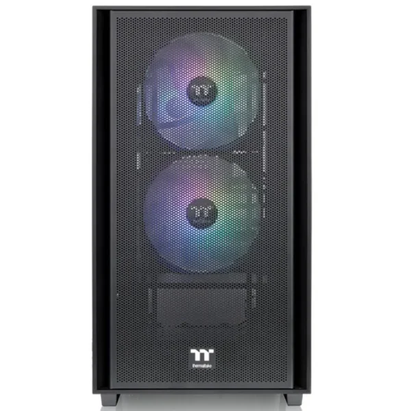 Gabinete Thermaltake Versa H16 TG ARGB, Micro-ATX, Sin Fuente, Vidrio Templado, 3 Fan 12 cm ARGB, Negro