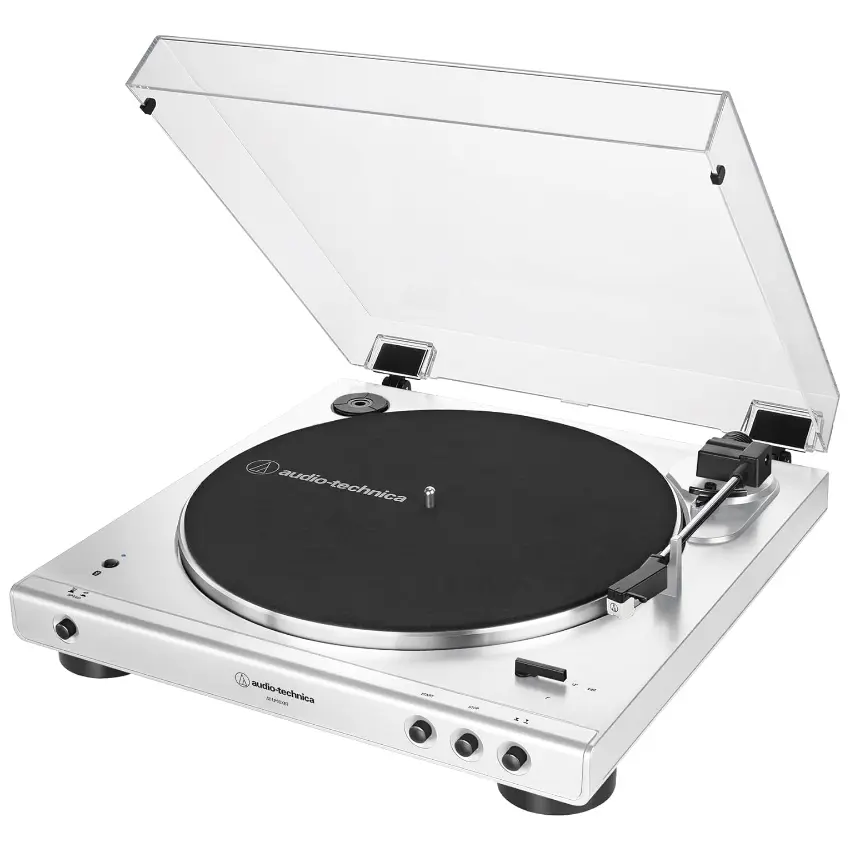 Bandeja Giradiscos Audio-Technica AT-LP60XBT-WW con Bluetooth (Blanco)
