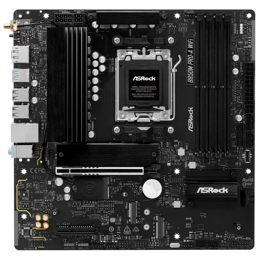 Motherboard ASRock B850M Pro-A WiFi, DDR5, Socket AM5