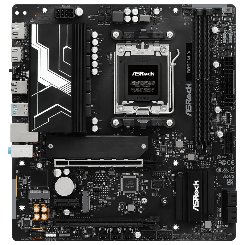 Motherboard ASRock B850M-X, DDR5, Socket AM5