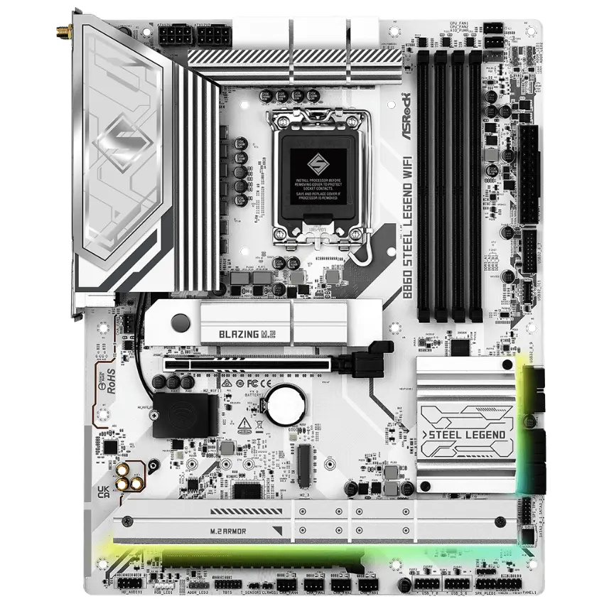 Motherboard ASRock B860 STEEL LEGEND WIFI, Socket 1851 Motherboard ASRock B860 STEEL LEGEND WIFI, Socket 1851