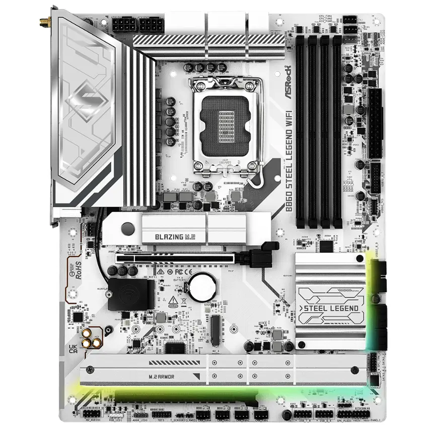 Motherboard ASRock B860 STEEL LEGEND WIFI, Socket 1851 Motherboard ASRock B860 STEEL LEGEND WIFI, Socket 1851