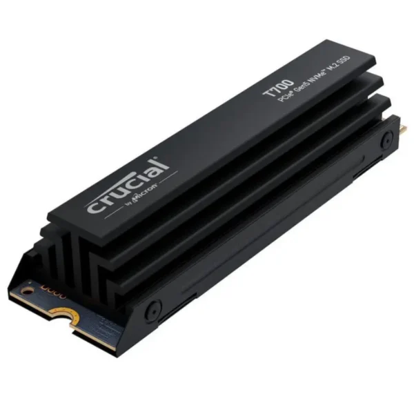 Disco SSD Crucial T700 NVMe, NAND TLC, PCIe 5.0, M.2 2280, Disipador