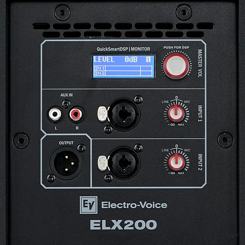 Altavoz Activo Electro-Voice ELX200-10P, Woofer 10", Potencia 1200W, DSP Altavoz Activo Electro-Voice ELX200-10P, Woofer 10", Potencia 1200W, DSP