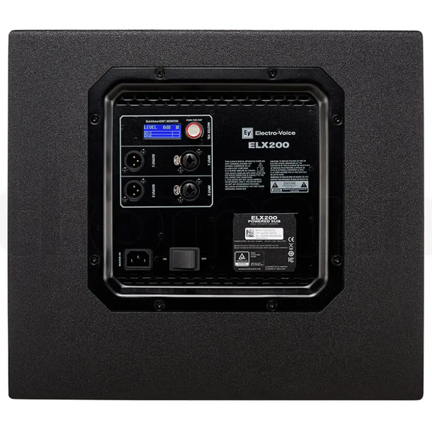 Subwoofer Activo Electro-Voice ELX200-12SP, Woofer 12", Potencia 1200W, DSP