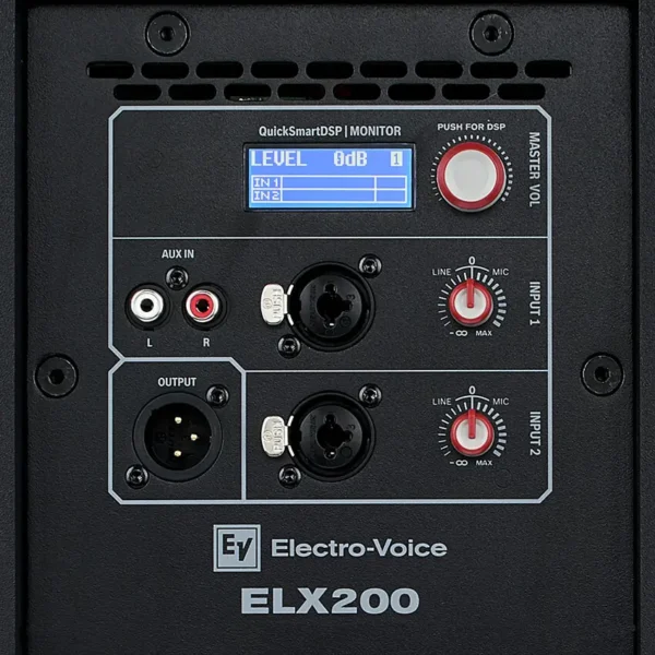 Altavoz Activo Electro-Voice ELX200-15P, Woofer 15", Potencia 1200W, DSP
