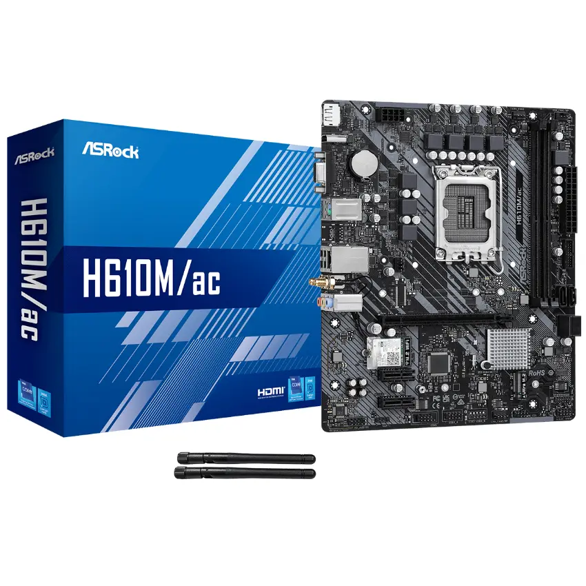 Motherboard ASRock H610M/ac, Socket 1700