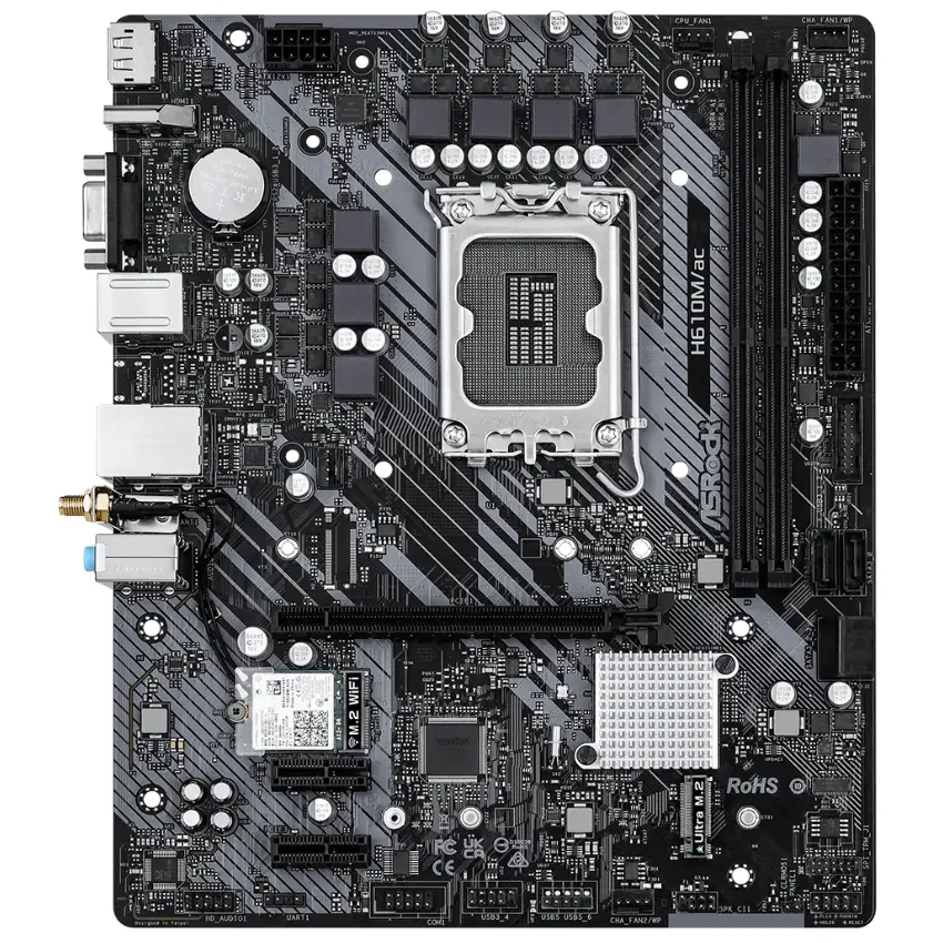 Motherboard ASRock H610M/ac, Socket 1700
