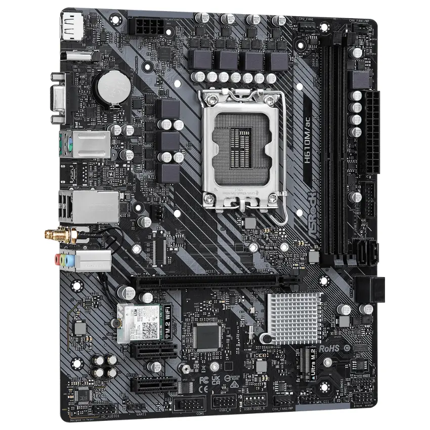 Motherboard ASRock H610M/ac, Socket 1700