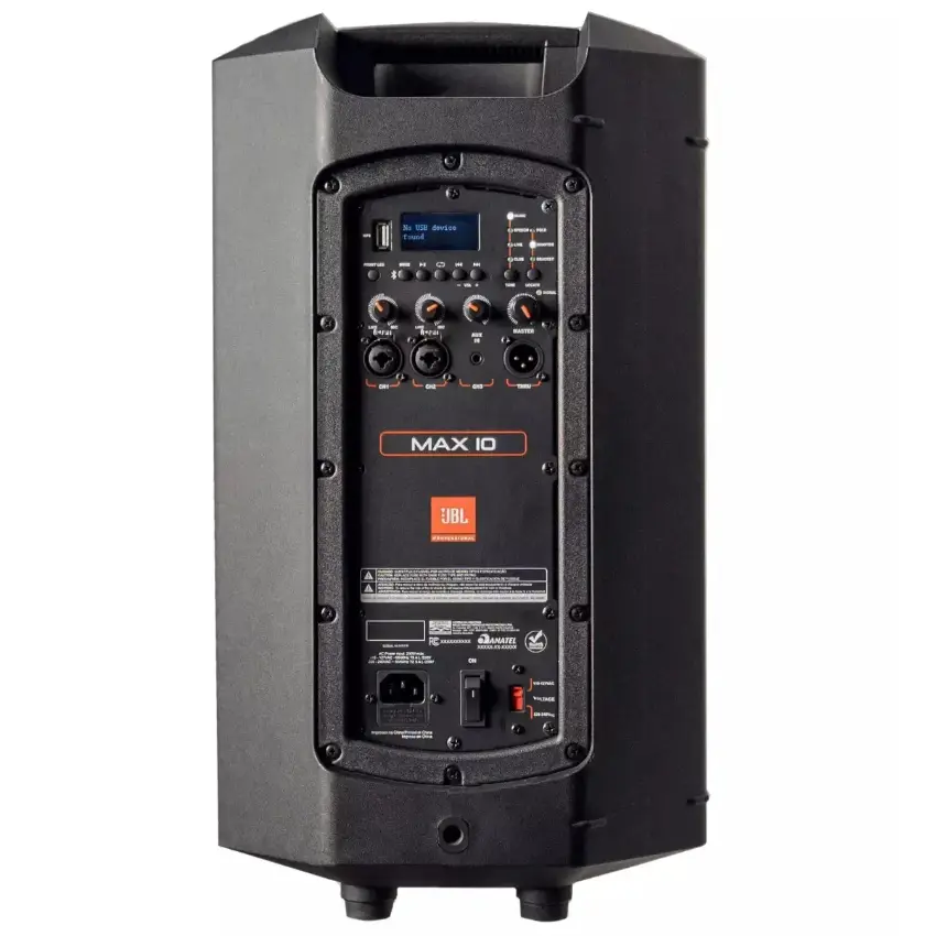 Altavoz Portátil Activo JBL MAX 10, Woofer 10", Potencia 500W, Bluetooth Altavoz Portátil Activo JBL MAX 10, Woofer 10", Potencia 500W, Bluetooth